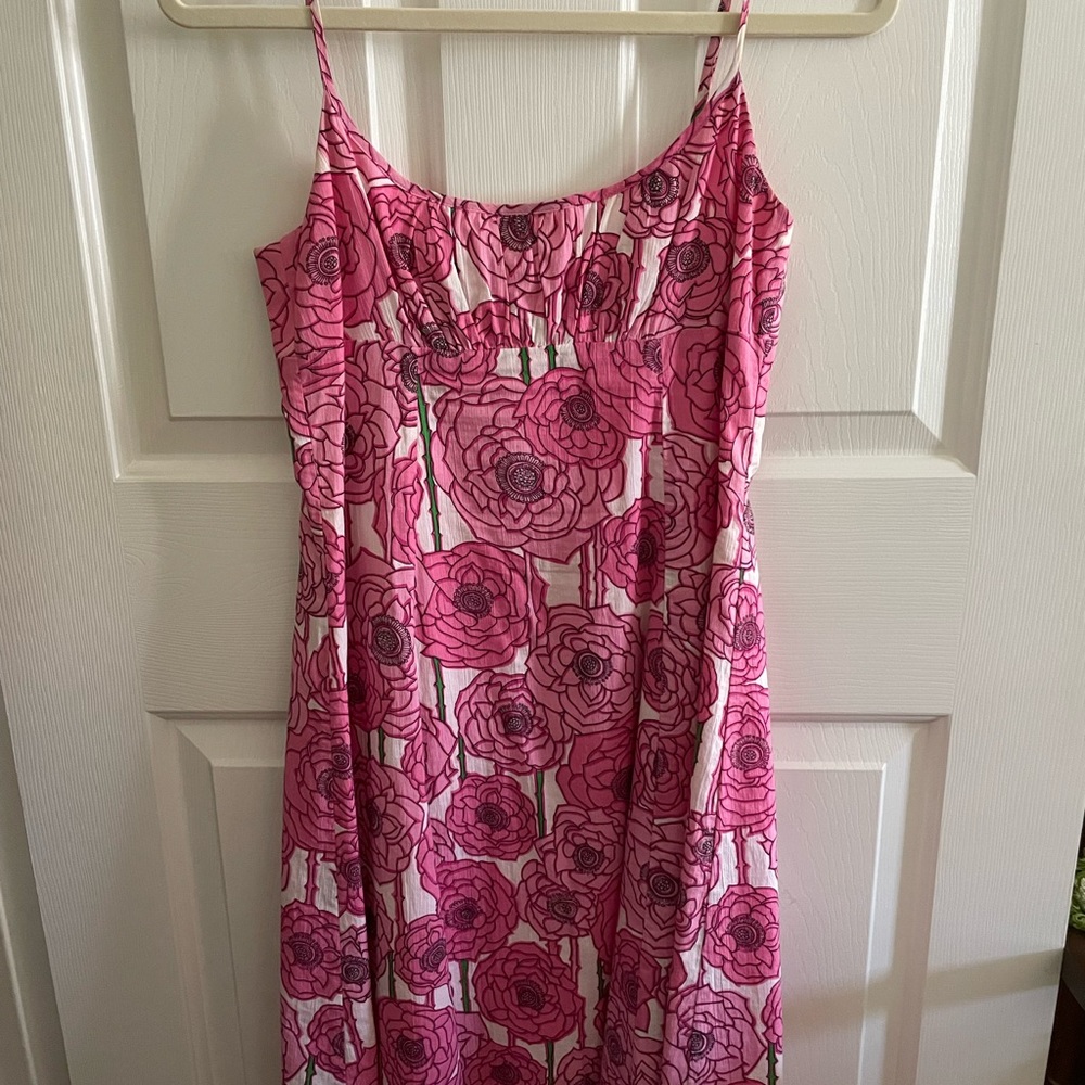 Pink floral Trina Turk size 2 dress